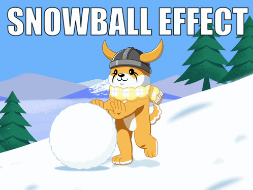 Snowball Effect Getting Bigger GIF