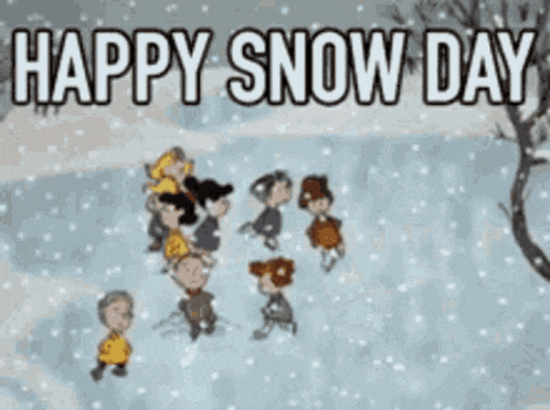 Snowy Friday GIF