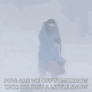 Snowy Snow Blowing GIF