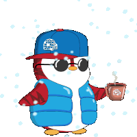 Snowy Snowing Sticker