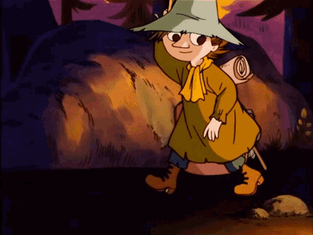 Snusmumriken Snufkin GIF