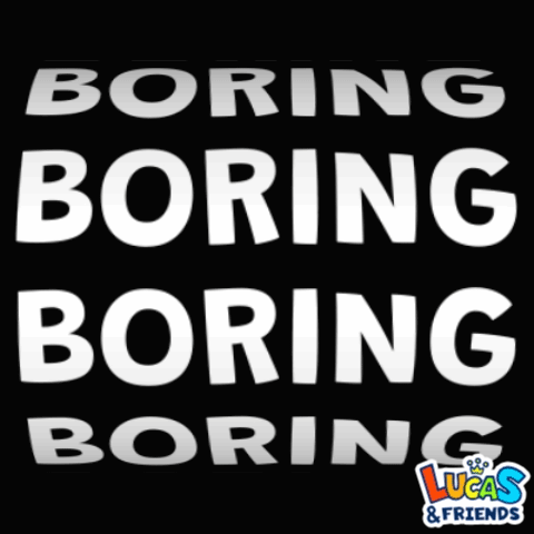 So Boring Disappointed GIF