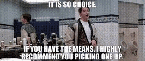 So Choice If You Have The Means GIF