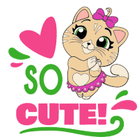 So Cute 44cats Sticker