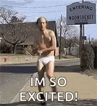 So Excited Dance GIF. This 200 x 220 animated GIF is part of our super content collection. Related themes include dance, excited, so excited. Created by…