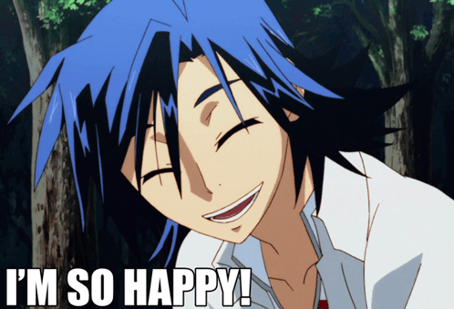 So Happy Cute GIF. This 498 x 339 animated GIF is part of our happy anime guy collection. Related themes include anime, cute. Created by osiriskid. View the…