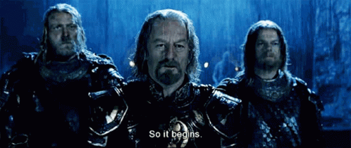 So It Begins Lotr GIF