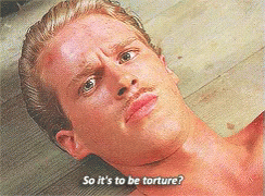 So It'S To Be Torture? - The Princess Bride GIF. This 244 x 180 animated GIF is part of our self flagellation collection. View the original animation, share…