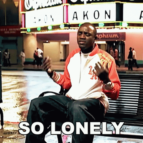 So Lonely Akon GIF