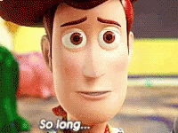 So Long Partner Woody GIF. This 200 x 150 animated GIF is part of our sad leaving collection. Created by DannyGonzalez3. View the original animation, share…