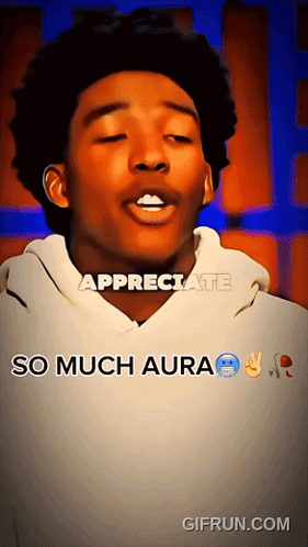 So Much Aura I Appreciate It GIF