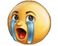 Sobbing Sticker
