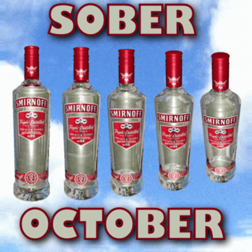 Sober October Go Sober In October GIF