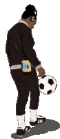 Soccer Ball Bob Marley Sticker