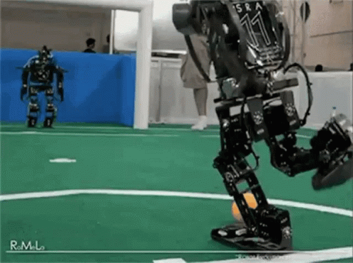 Soccer Robot GIF. This 498 x 371 animated GIF is part of our funny robot collection. Related themes include robot, soccer. Created by PaulaVaughn. View the…