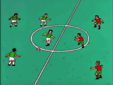 Soccer Simpsons GIF