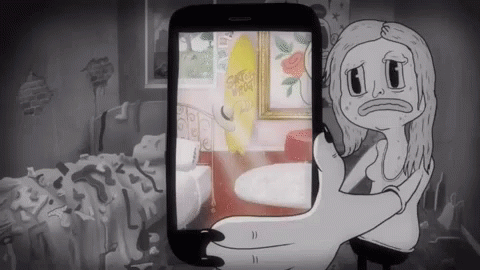 Social Media Real Life GIF