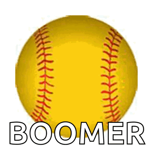 Softball Rotating GIF