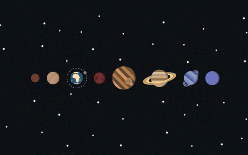 Solar System Earth GIF