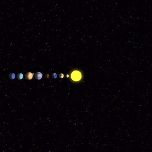 Solar System Planets GIF