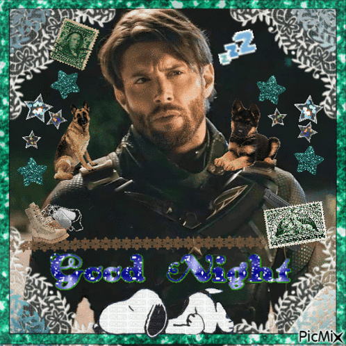 Soldier Boy Jensen Ackles GIF. This 498 x 498 animated GIF is part of our that boy good collection. Related themes include cute, good night. Created by…