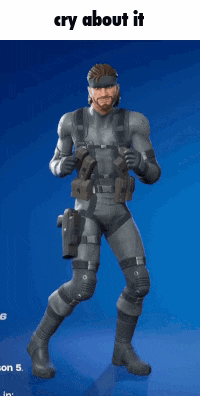 Solid Snake Fortnite GIF
