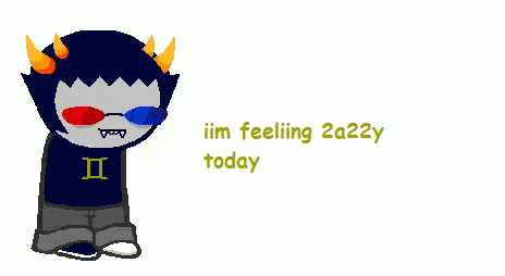 Sollux Homestuck GIF. This 464 x 254 animated GIF is part of our homestuck eyebrow wiggle collection. View the original animation, share it, or browse…