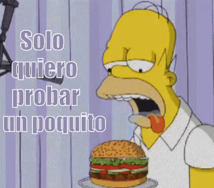 Solo Quiero Probar Un Poquito GIF. This 422 x 372 animated GIF is part of our quiero mi bocadillo collection. Related themes include homer simpson. View the…