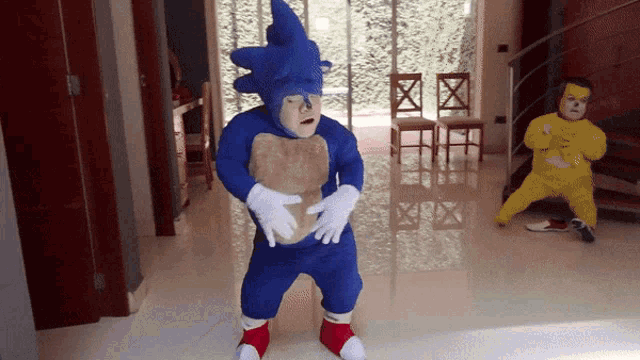 Sonic Dance Small Sonic GIF