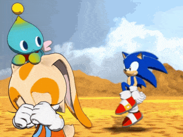 Sonic Emoting Fortnite Dance GIF