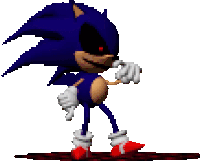 Sonic Exe Down Pose Sticker