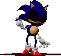Sonic Exe Up Pose Sticker