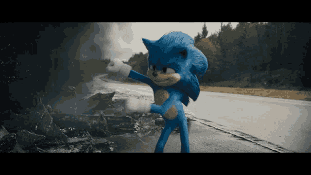 Sonic Floss Hedgehog GIF