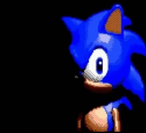 Sonic Meme Sonic Looking Meme