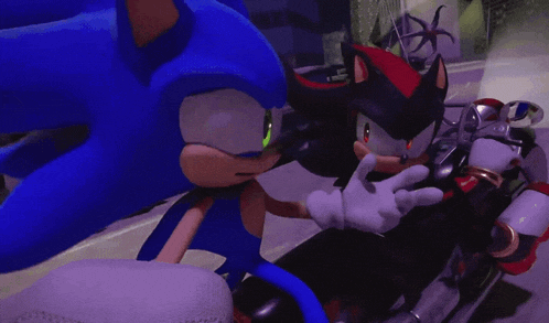 Sonic Peace Sign GIF