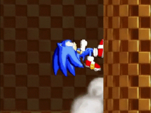 Sonic The Hedgehog Running GIF