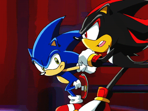 Sonic Vs Shadow Sonic X GIF