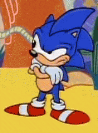 Sonic Waiting GIF