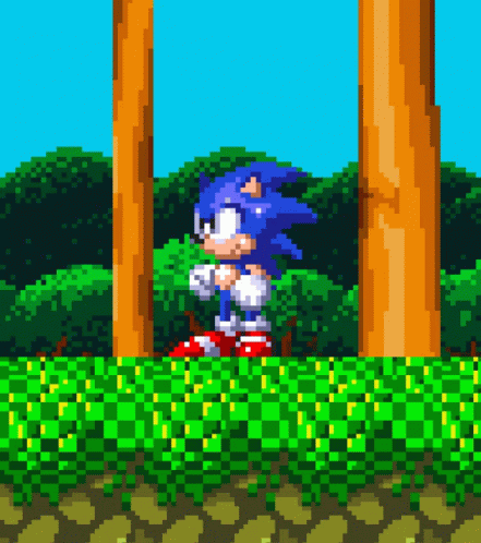 Sonic Waiting GIF