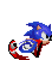 Sonic2prototype Running Sticker Sticker