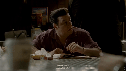 Sopranos Silvio GIF. This 498 x 281 animated GIF is part of our just when i thought i was out collection. Related themes include oh yeah. Created by…