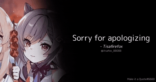 Sorry Fot Apologizing Meme