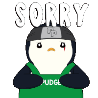 Sorry Oops Sticker