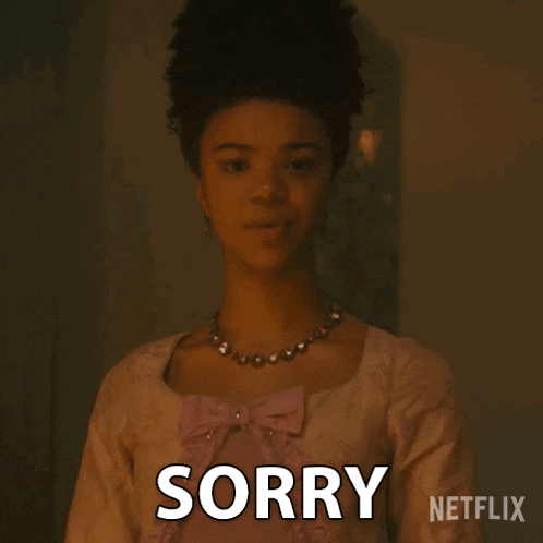Sorry Young Queen Charlotte GIF