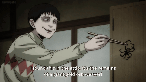 Souichi Tsujii Junji Ito GIF. This 480 x 270 animated GIF is part of our junji ito anime collection. Related themes include a, anime, spider. Created by…
