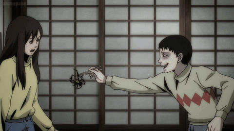 Souichi Tsujii Junji Ito GIF. This 480 x 270 animated GIF is part of our junji ito anime collection. Related themes include angry, anime, spider. Created by…