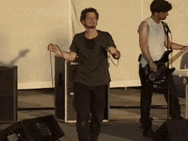 Soundgarden Mic Drop Chris Cornell GIF