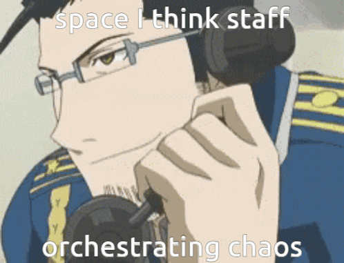 Space I Think Staff GIF. This 498 x 381 animated GIF is part of our maes hughes collection. Related themes include fullmetal alchemist brotherhood. Created…