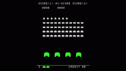 Space Invaders Atari GIF