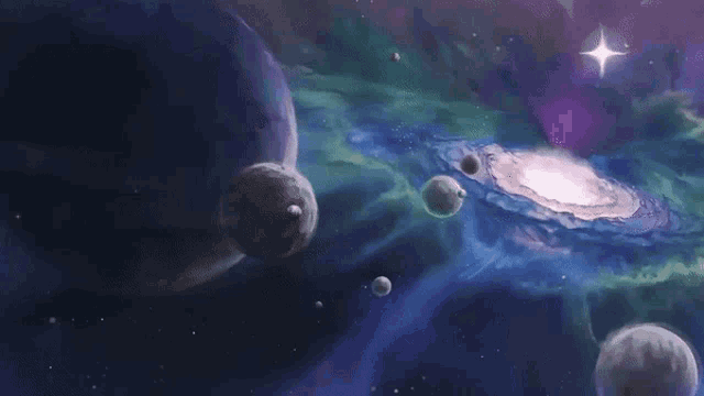 Space Planets GIF